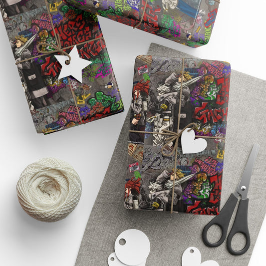 Gachiakuta Wrapping Papers | Street Art Gift Wrap Roll