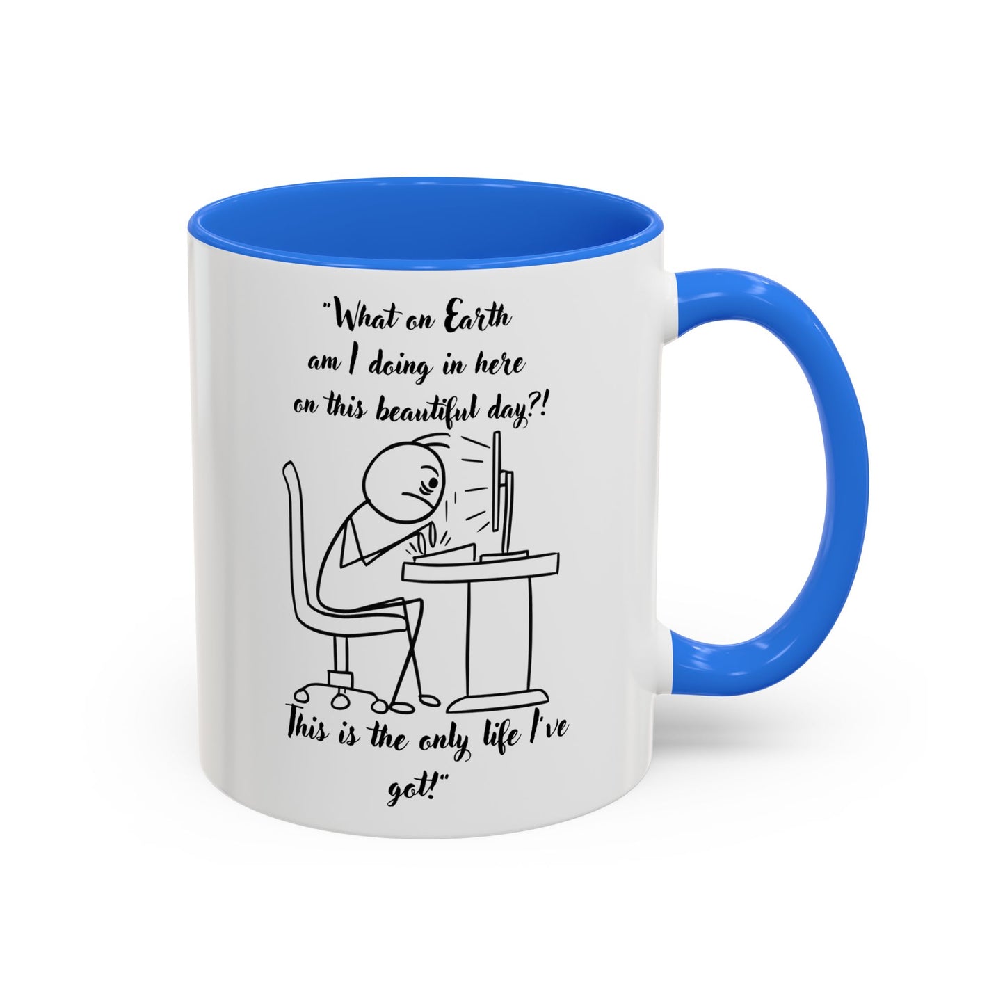 What am I doing here Coffee Mug | Fun Gift for Cat Lovers,