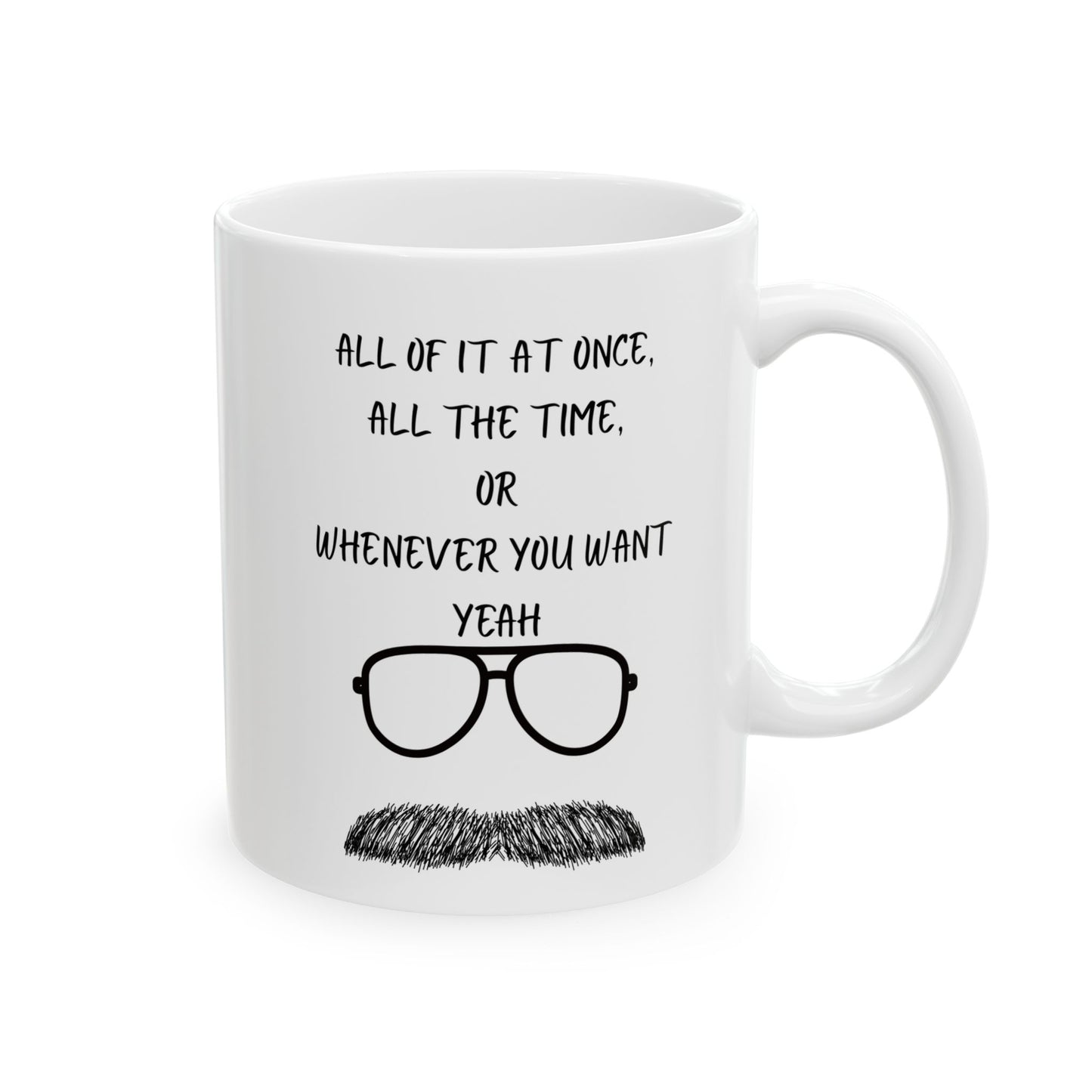 Do It Lady On Ur Birthday, Funny Gift for Friends, Unique Home Decor, Cute Animal Mug, Gift for Dog and Cat Owners