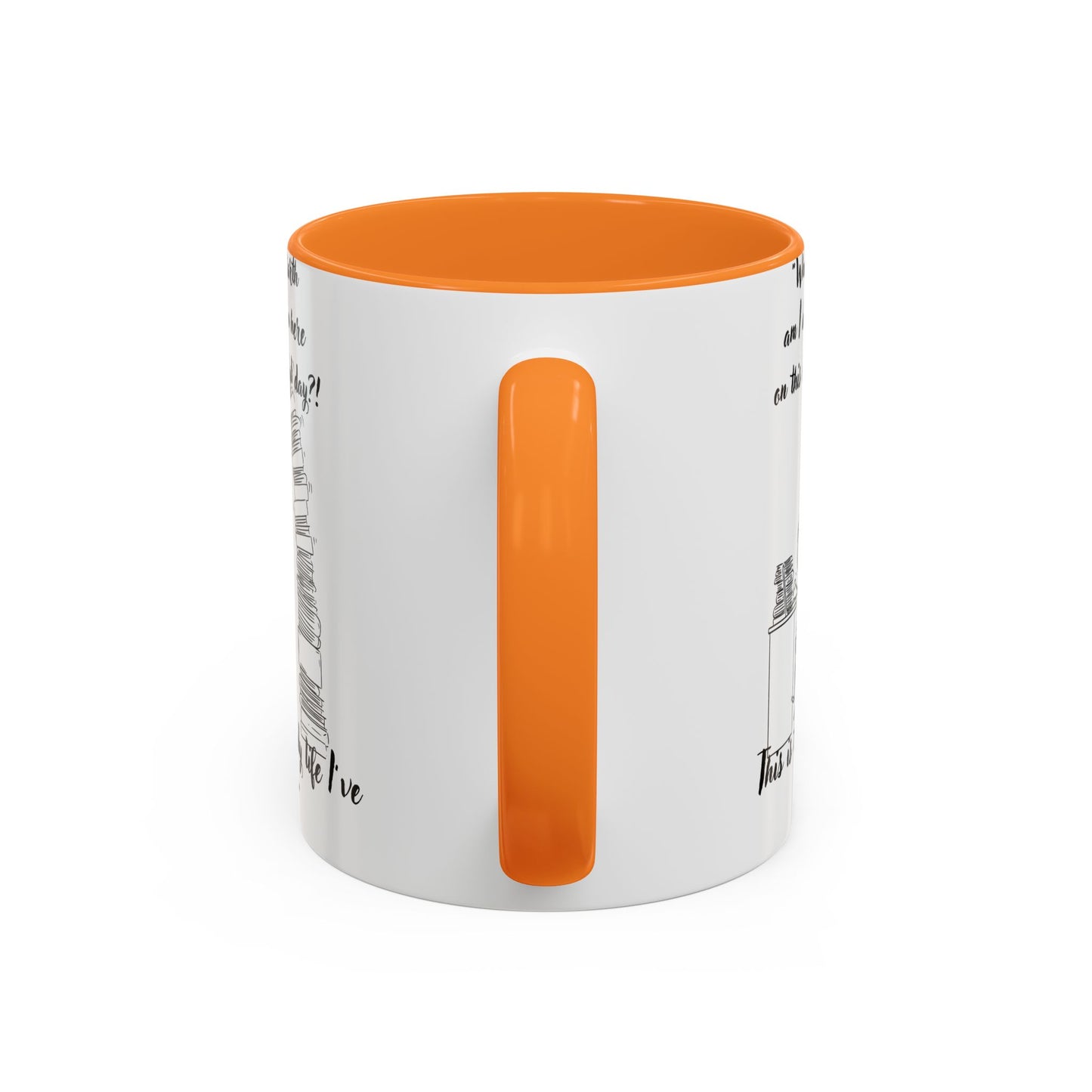 What am I doing here  Coffee Mug - Perfect for Writers, Students, and Book