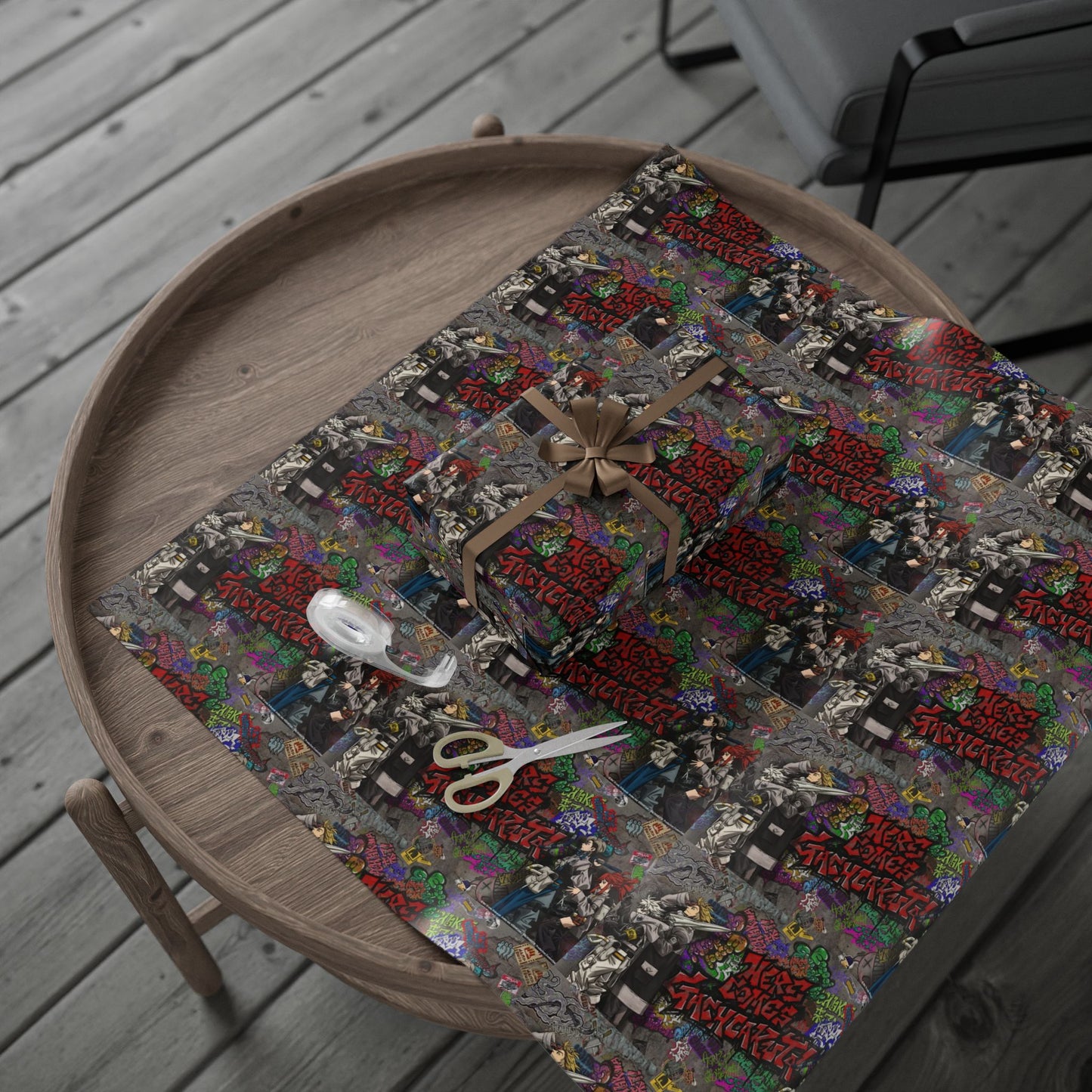 Gachiakuta Wrapping Papers | Street Art Gift Wrap Roll