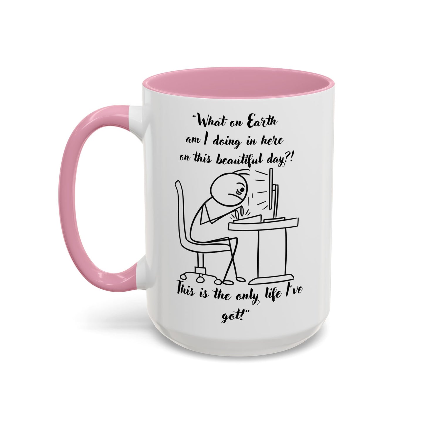 What am I doing here Coffee Mug | Fun Gift for Cat Lovers,