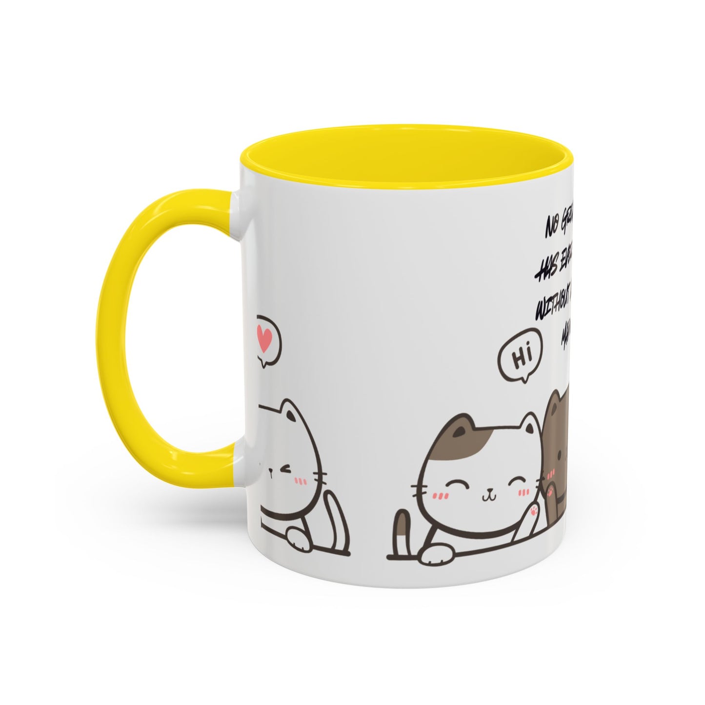 Cute Cat Quote Coffee Mug, Cat Lover Gift, Fun Kitchen Decor, Office Mug,