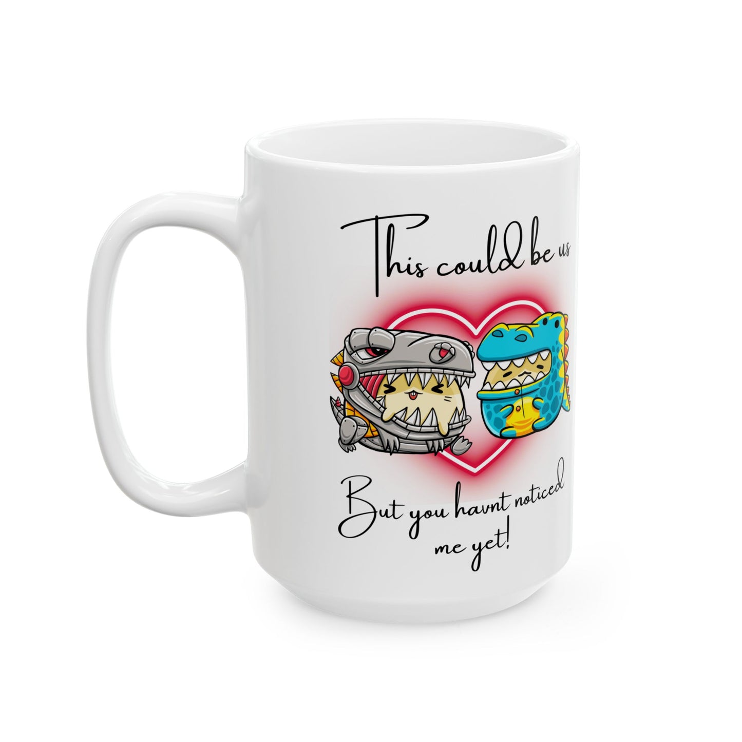 Cute Dinosaur Relationship Mug - Perfect for Couples, Gifts for Him/Her,