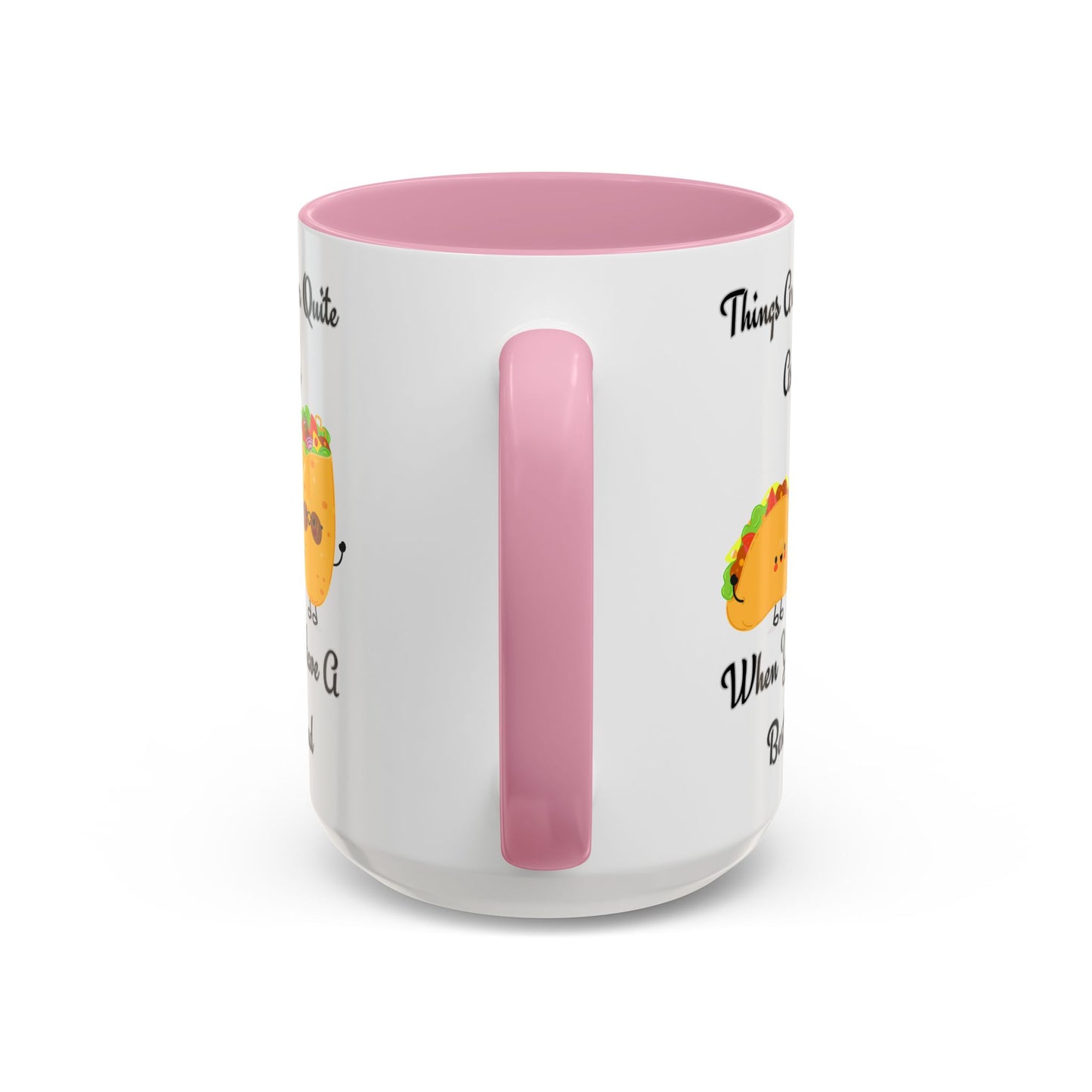 Best Friend Taco Mugs, Colorful Coffee Cups, Cute Gift for Friends