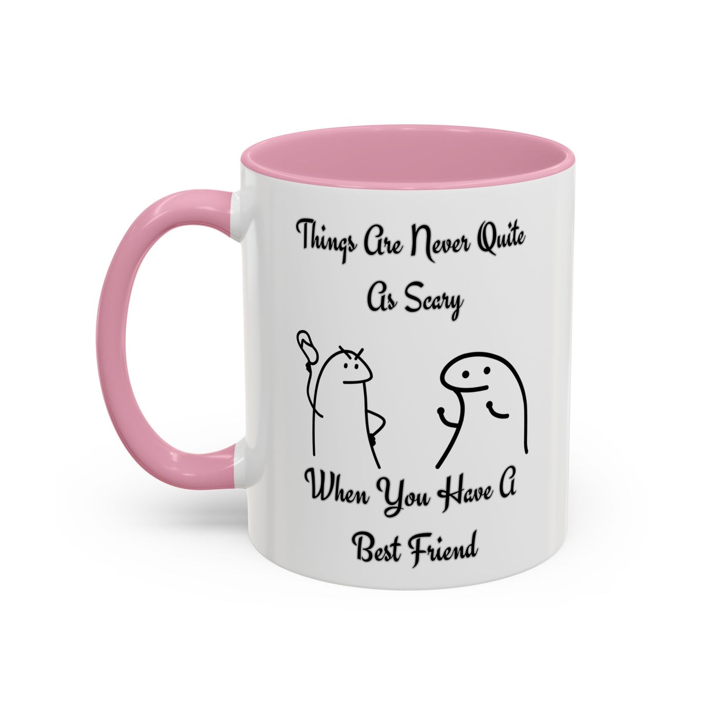 Best Friend Coffee Mug, Colorful Friendship Mug, Cute Gift for Friends