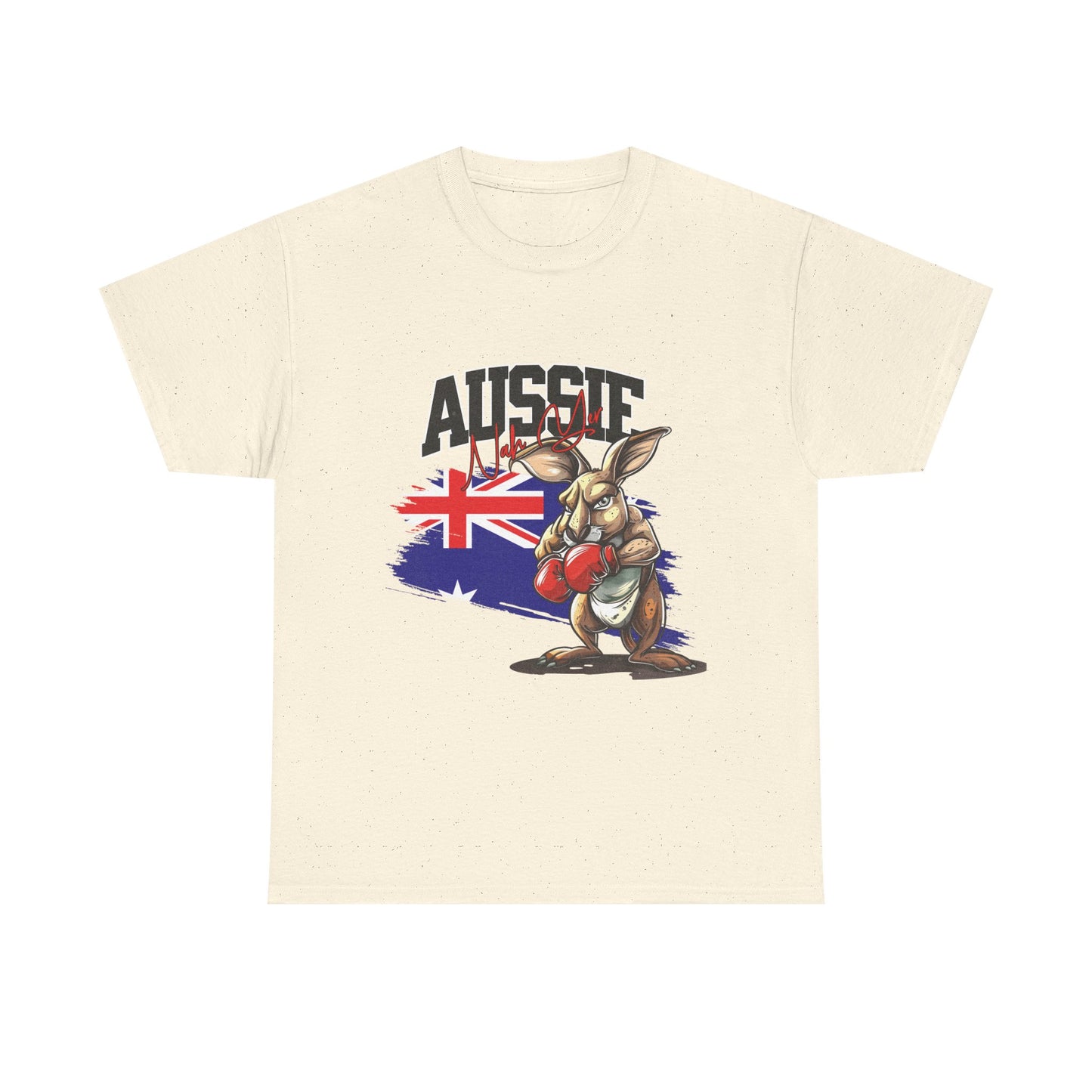 Aussie Boxing Kangaroo T-Shirt – Australian Flag Graphic Tee