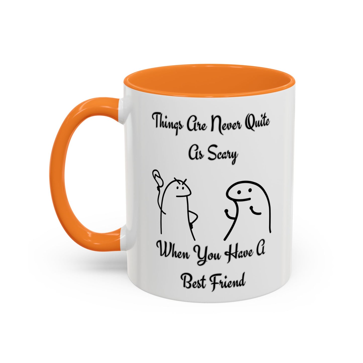 Best Friend Coffee Mug, Colorful Friendship Mug, Cute Gift for Friends