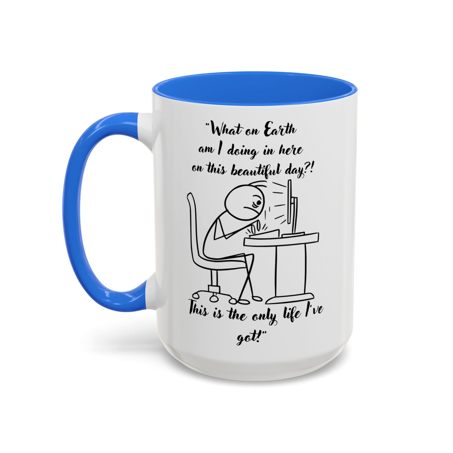 What am I doing here Coffee Mug | Fun Gift for Cat Lovers,