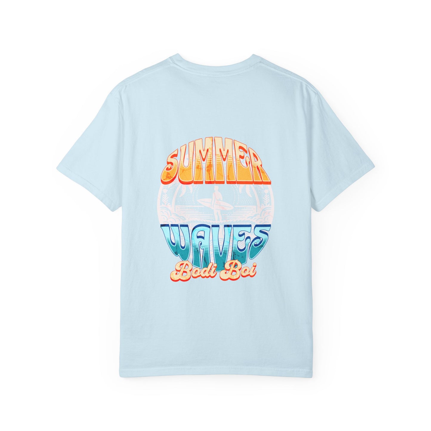 Summer Waves Unisex T-shirt, Trendy Beach Tee, Relaxed Fit Summer Shirt, Vacation Attire, Gift for Beach Lovers