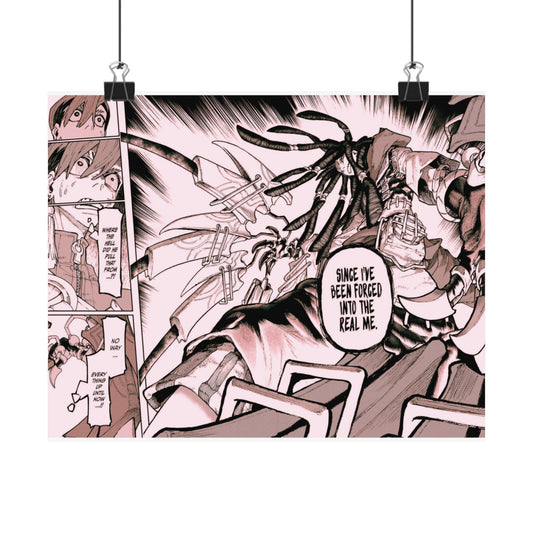 Gachiakuta Manga Action Scene Matte Horizontal Poster Anime Comic Panel Wall Art