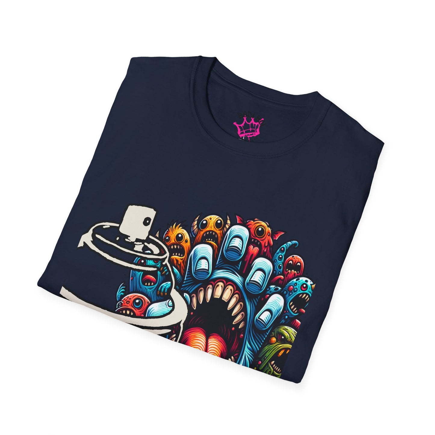 Graffiti Monster T-Shirt — 'Art Meant to Be Seen' Colorful Street Art Tee